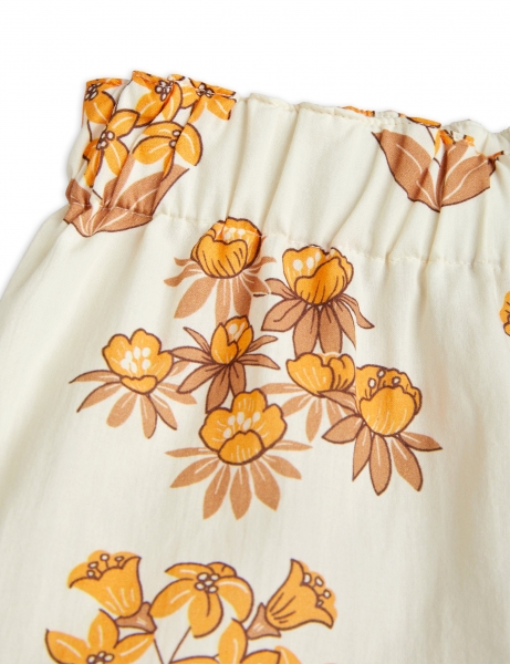 MINI RODINI Shorts Flowers - beige